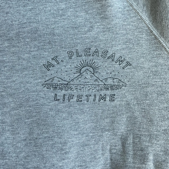 Unisex Mt. Pleasant Lifetime Crewneck - Grey (Men's Medium) - Picture 2 of 4